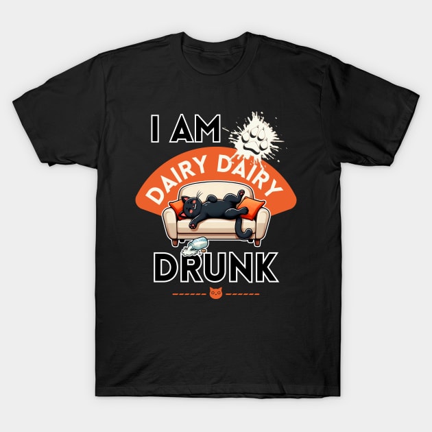 I am dairy dairy drunk T-Shirt by Art from the Machine